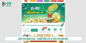 Quên Tài Khoản EV99
