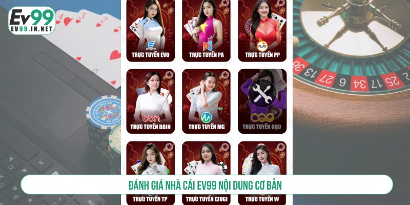 Đánh Giá Nhà Cái EV99 - Nền Tảng Được Yêu Thích Top 1 Đánh giá nhà cái EV99 nội dung cơ bản